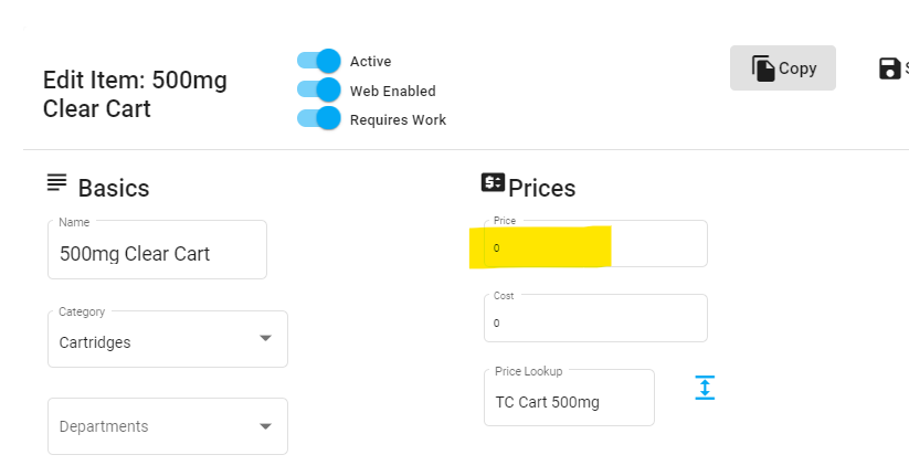 Single Pricing