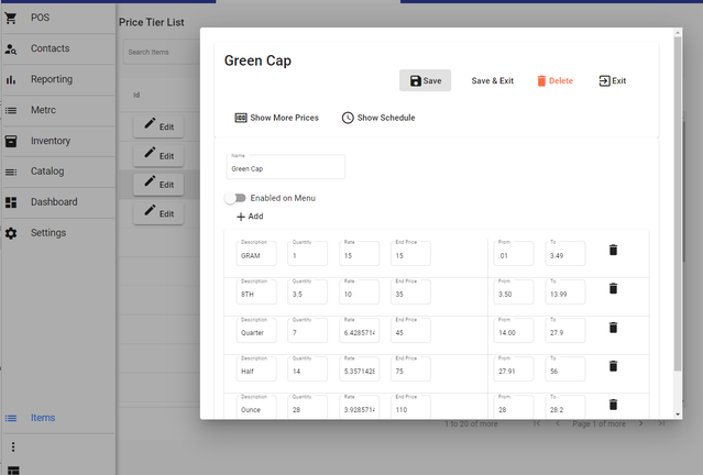 Price Tier List