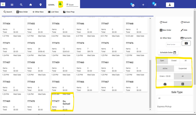 Order Filter
