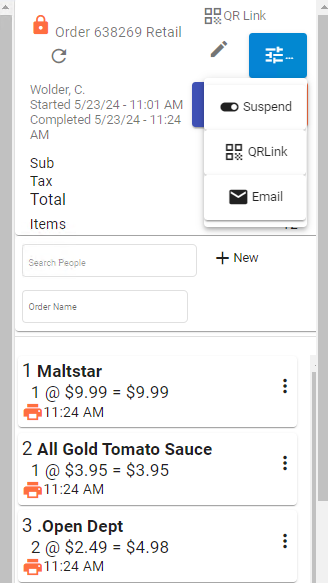 Custom Menu A