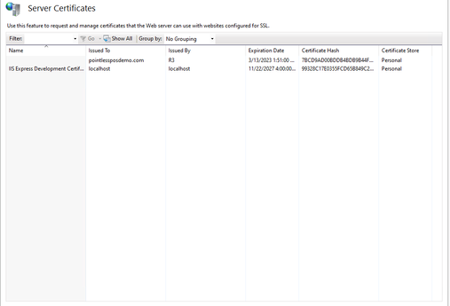 SSL Certificate