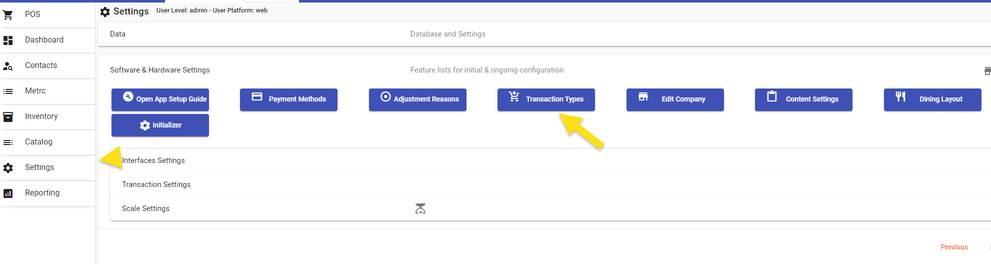 Transaction Types