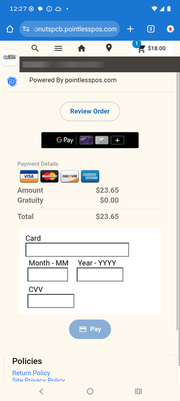 Google Wallet Payment